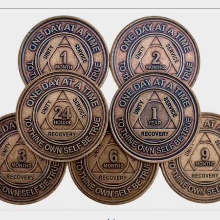 AA Sobriety Chips