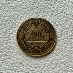 07 Years Sobriety Chip - Bronze